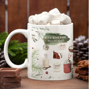 hausgemachte Hot Chocolate Rezept   Urlaub Kaffeetasse