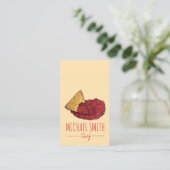 Hausgemachte Hot Tomato Salsa Zuhause Konservierun Visitenkarte (Stehend Vorderseite)