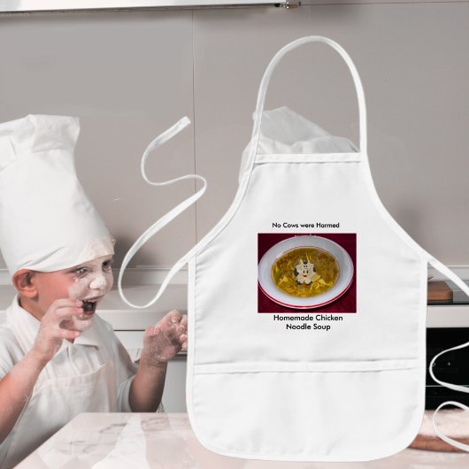 Hausgemachte Hühnernudelsuppe Keine Kühe Kinderschürze