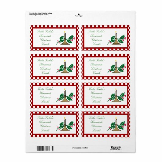 hausgemachte Kerze (Vorne)