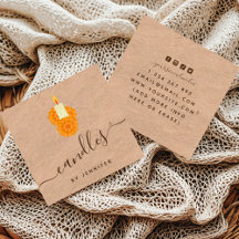 Hausgemachte Kerzen Kraft Style Paper & Social Med