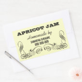 Hausgemachte Konservierungsstoffe Rechteckiger Aufkleber (Umschlag)