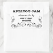 Hausgemachte Konservierungsstoffe Rechteckiger Aufkleber (Tasche)