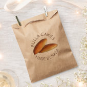 hausgemachte Kuchen Jamaikanischer Kuchen, gebacke Geschenktütchen (Ausgeschnitten)