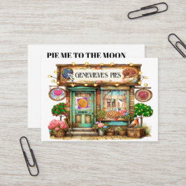 hausgemachte Kuchen, Kuchen, Bäckerei Visitenkarte