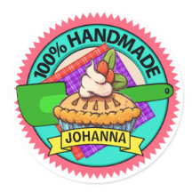 Hausgemachte Küchenbackaufkleber