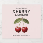 Hausgemachte Likör-Etiketten Vintag Alkoholflaschenetikett (Einzelnes Label)