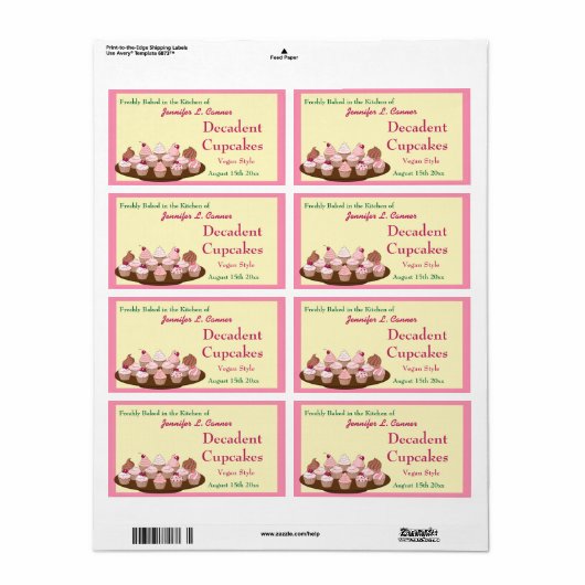 Hausgemachte Mattierte Cupcakes (Vorne)