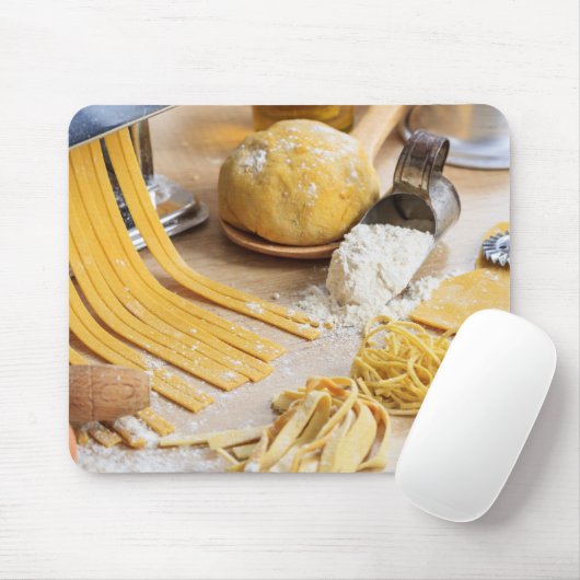 Hausgemachte Pasta frisch Mousepad (Mit Mouse)