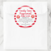 Hausgemachte Peppermint Mason Jar Sugar Scrub Labe Runder Aufkleber (Tasche)