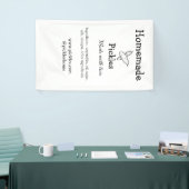 Hausgemachte Pflücke aus Liebe ergänzen Textseite Banner (Messeveranstaltung)