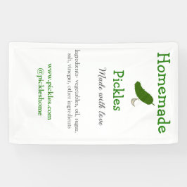 Hausgemachte Pflücke aus Liebe ergänzen Textseite Banner