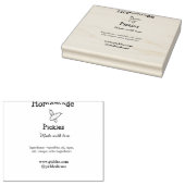 Hausgemachte Pflücke aus Liebe ergänzen Textseite Gummistempel (Stempel)