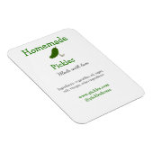 Hausgemachte Pflücke aus Liebe ergänzen Textseite Magnet (Rechte Seite)