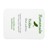 Hausgemachte Pflücke aus Liebe ergänzen Textseite Magnet (Horizontal)