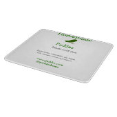 Hausgemachte Pflücke aus Liebe ergänzen Textseite Schneidebrett (Ecke)