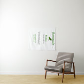 Hausgemachte Pflücke aus Liebe ergänzen Textseite Wandteppich (Beispiel (Horizontal))