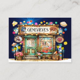 Hausgemachte Pies, Kuchen, Bäckerei-Visitenkarte Visitenkarte