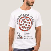 hausgemachte Pizza T-Shirt (Vorderseite)