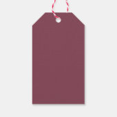 Hausgemachte Red Traupes Juice Pantry Labels Geschenkanhänger (Rückseite)