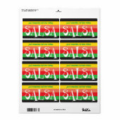 Hausgemachte Salsa farbige Streifen (Vorne)