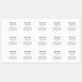 Hausgemachte Schokoladenkekse aus Liebe fügen Text Etiketten (Blatt)