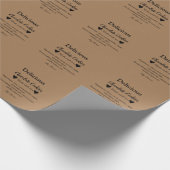 Hausgemachte Schokoladenkekse aus Liebe fügen Text Geschenkpapier (Ecke)