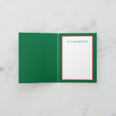 Hausgemachte Schokoladenkekse - individuell anpass Feiertagskarte (Innenseite)