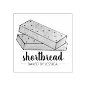 Hausgemachte schottische Backwaren Gummistempel (Prägung)