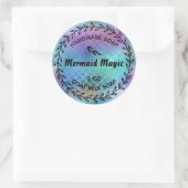 Hausgemachte Seife Rustikale Landzauber Meerjungfr Runder Aufkleber (Tasche)