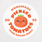 hausgemachte Tomaten Etiketten (Design 1)