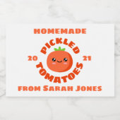 hausgemachte Tomaten Lebensmitteletikett (Einzelnes Label)