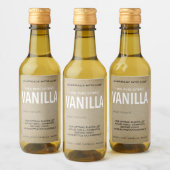 Hausgemachte Vanilla Extract VE006_04wnp Weinetikett (Flaschen)