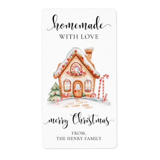 hausgemachte Weihnachtsgeschenke mit Weihnachtskle (Vorne)