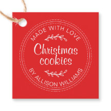 Hausgemachte Weihnachtskekse Hellrot