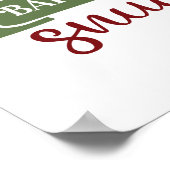 hausgemachte Weihnachtskuchen Küche Poster (Ecke)