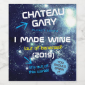 Hausgemachte Wein personalisiert Label Raum Univer Weinetikett (Einzelnes Label)