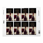 hausgemachte Weinetiketten (vertikal) (Vorne)