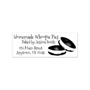 Hausgemachte Whoopie Pies, gebacken von der PA Nie Gummistempel