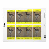 Hausgemachte Wine Antique Fun Lady Labels personal (Vorne)