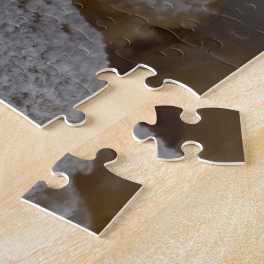 hausgemachte Zeppole Fried Donut Teig Zuckerküst Puzzle (Seite)