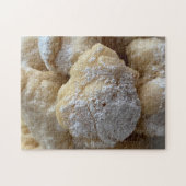 hausgemachte Zeppole Fried Donut Teig Zuckerküst Puzzle (Horizontal)