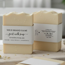 Hausgemachte Ziegenseife Bauchband-Seifenverpackun
