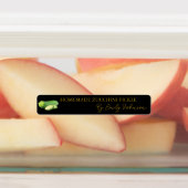 Hausgemachte Zucchini Pickle Thin Label Etiketten (Befestigt)