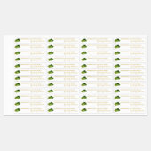 Hausgemachte Zucchini Pickle Thin Label Etiketten (Blatt)