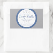 Hausgemachte Zutaten für die Schönheit, silbergrau Rechteckiger Aufkleber (Tasche)