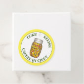 Hausgemachter Mais lockt Salsa-Zuhause ab Geschenkanhänger (Beispiel)