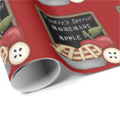 Hausgemachtes Apple Pie Packpapier (Rolleneckpunkt)
