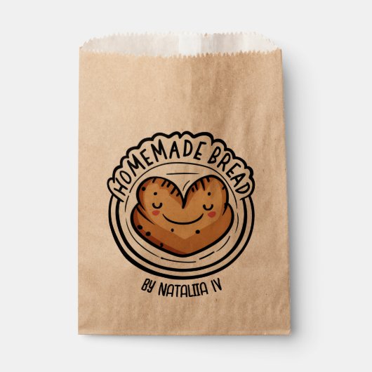 hausgemachtes Brot Geschenktütchen (Vorderseite)