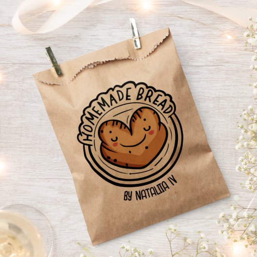 hausgemachtes Brot Geschenktütchen (Ausgeschnitten)